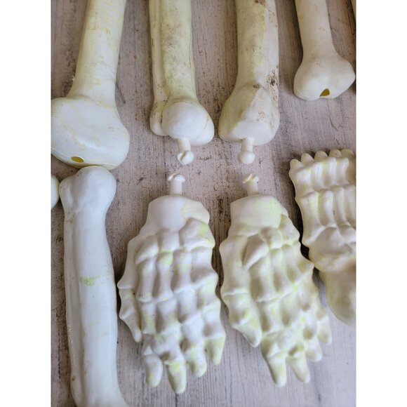 Vintage glow dark bones hand arm set Halloween home decor unique - Picture 3 of 13